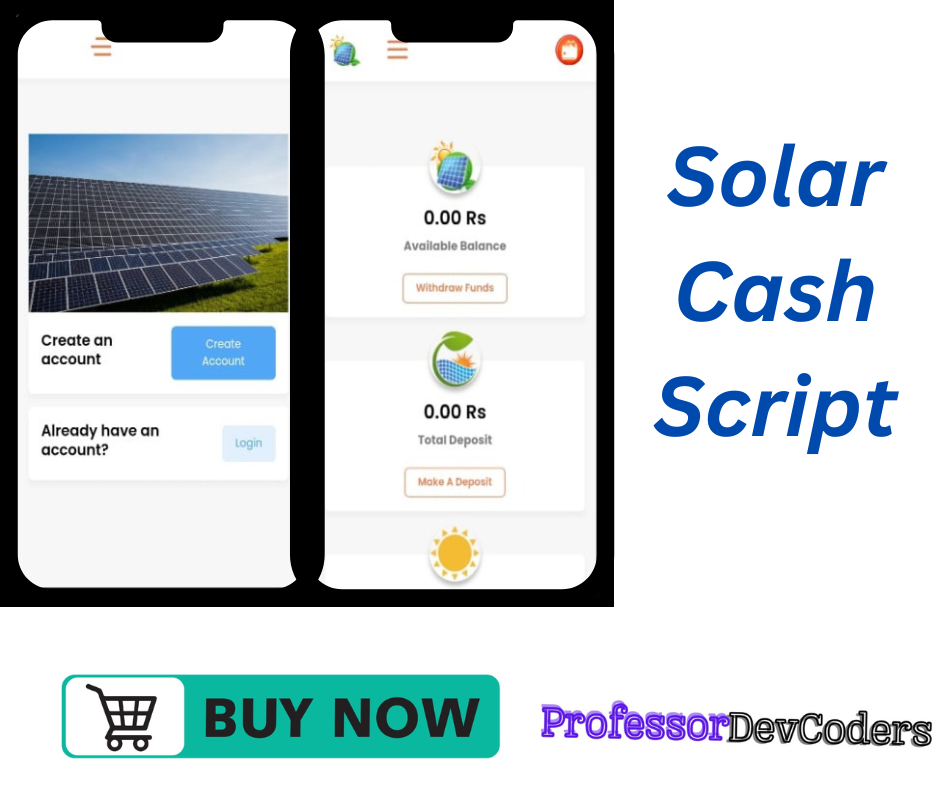 Solar Cash Script(Auto Earning).