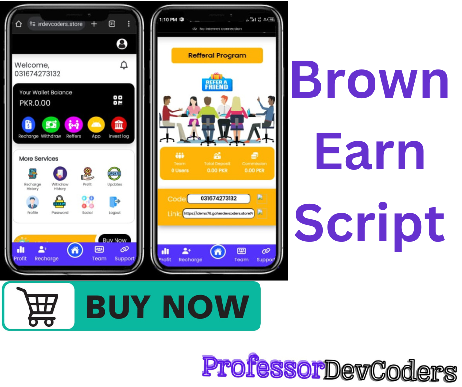 Browm Earning Script