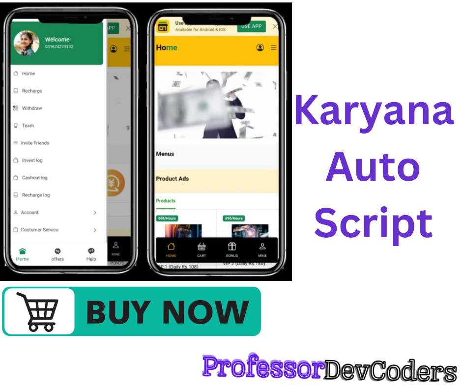 Karyana Auto Earning Script