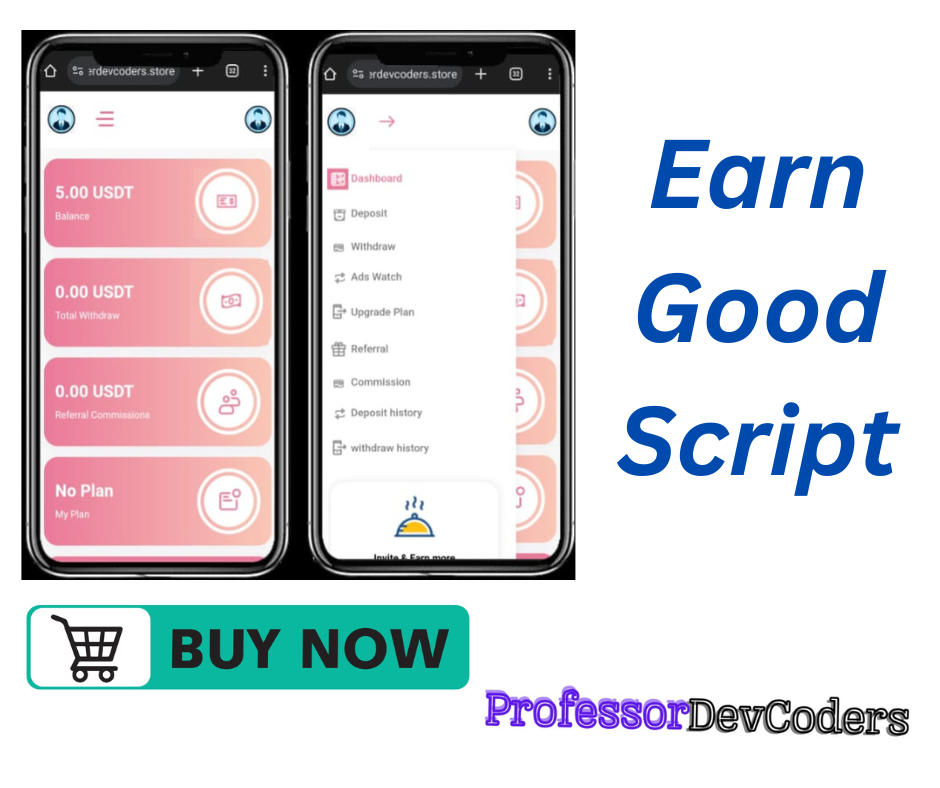 Earn Good Ads Watch Scripts