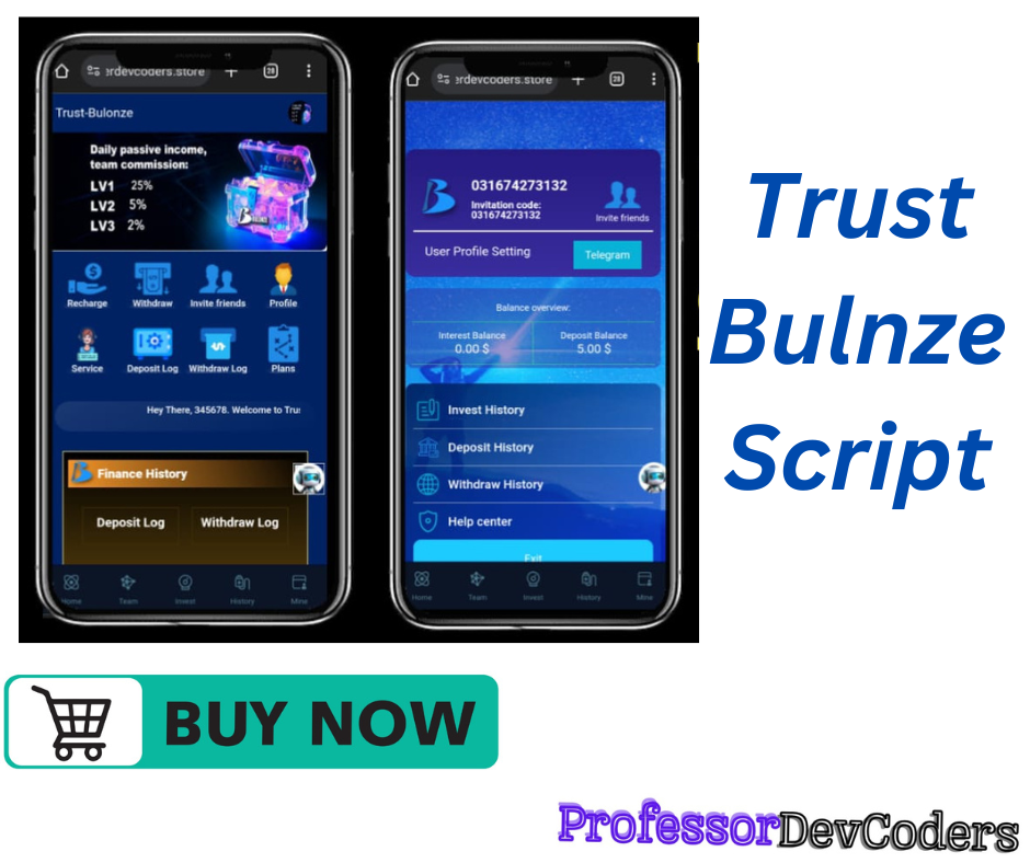 Trust Bulnze(Auto Earning Script).