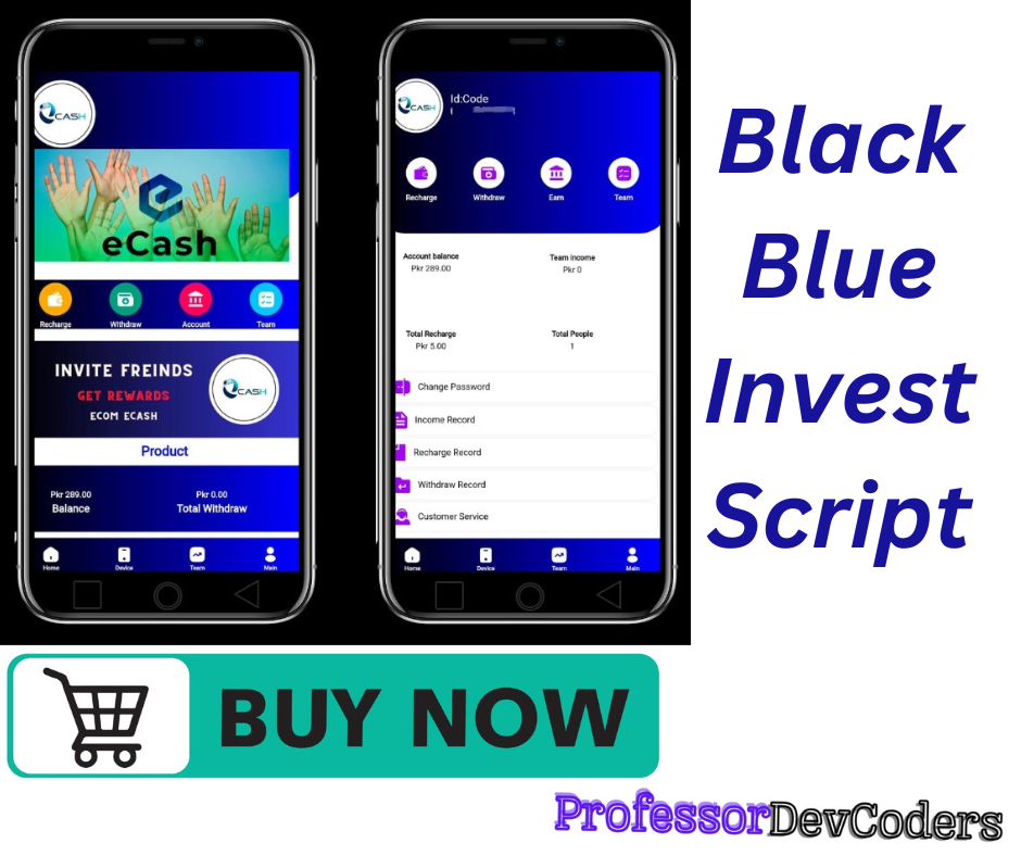 Blue Earning Script