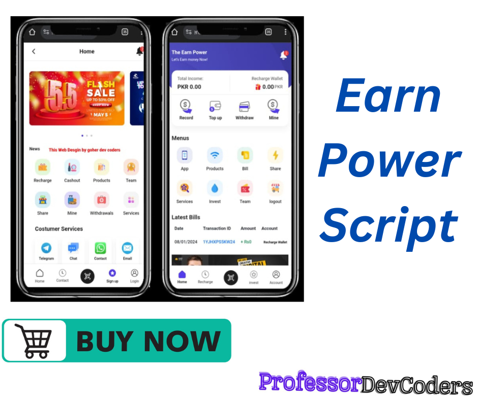 Earn Power script(Auto Earning Script).