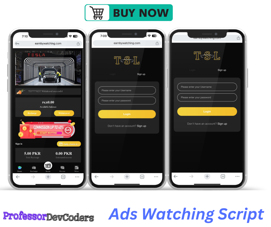 Ads watching