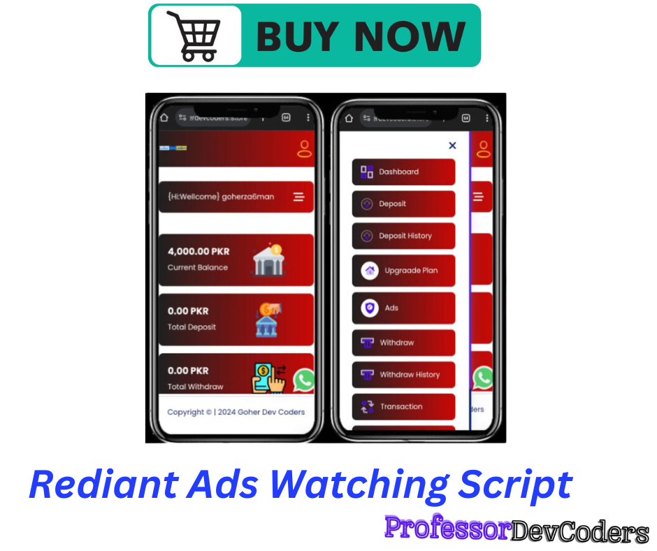 Rediant Ads Watching Script