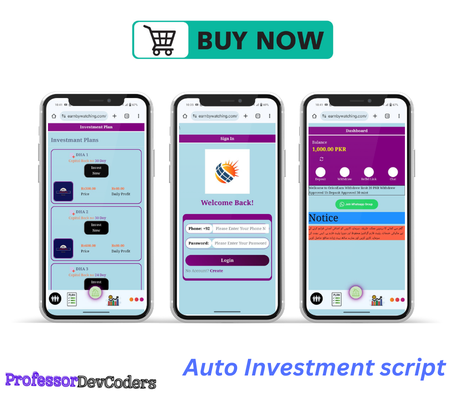 Auto Investment Script8